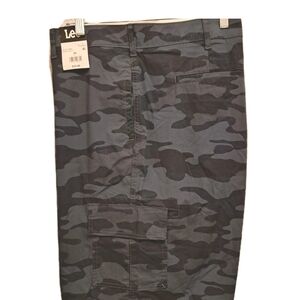 Lee Performance Series Men's Extreme Motion Cargo Size 46 Blue Camo Flex Waist